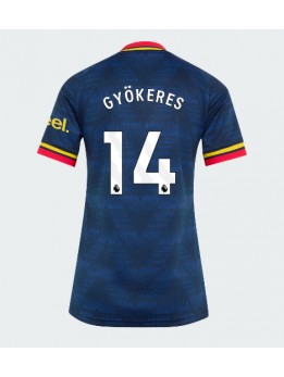 Ženski Nogometna dresi replika Arsenal Viktor Gyokeres #14 Gostujoči 2026-27 Kratek rokav Ženski Nogometna dresi replika Arsenal Viktor Gyokeres #14 Gostujoči 2026-27 Kratek rokav